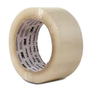 A photo of 3M hot melt carton sealing tape.