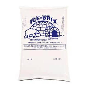 A photo of an ice cold pack.